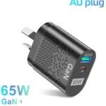 Rocket Gan Charger 65W for Aust NZ Plug PD 33W Fast Charger QC 3.0 USB